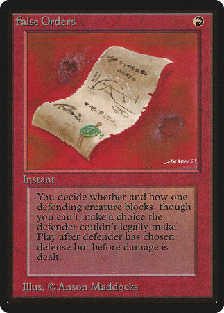 False Orders [Limited Edition Beta] | Empire Gaming NC