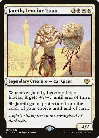 Jareth, Leonine Titan [Commander 2015] | Empire Gaming NC