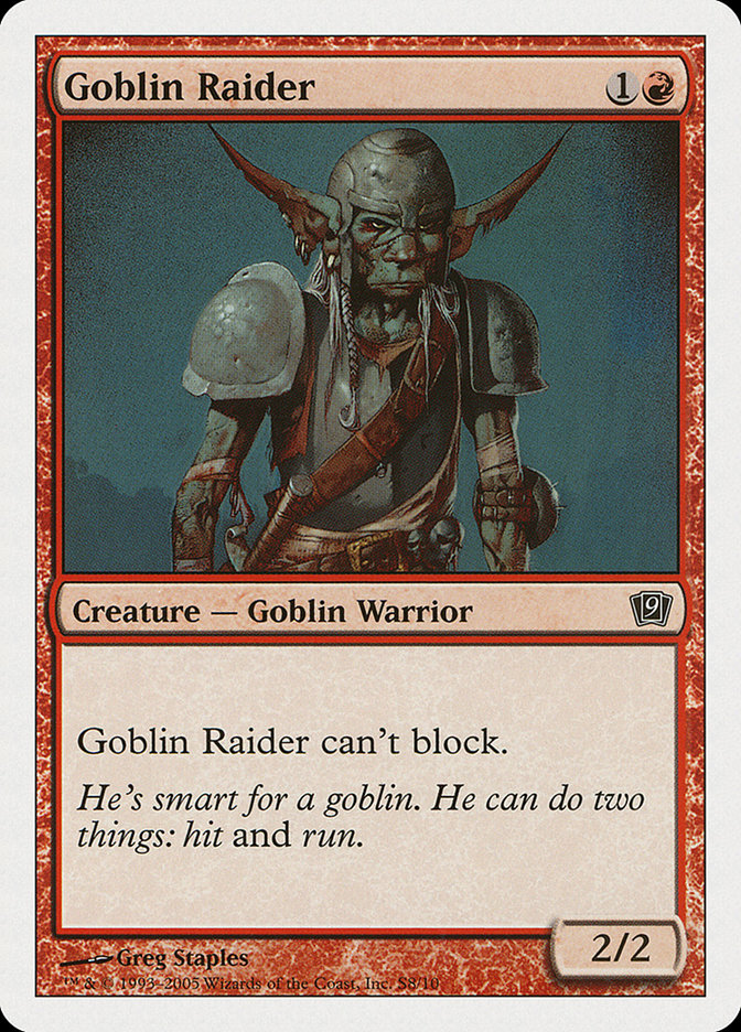 Goblin Raider [Ninth Edition] | Empire Gaming NC