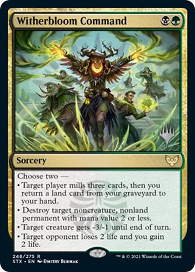 Witherbloom Command (Promo Pack) [Strixhaven: School of Mages Promos] | Empire Gaming NC