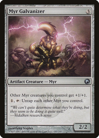 Myr Galvanizer [Scars of Mirrodin] | Empire Gaming NC