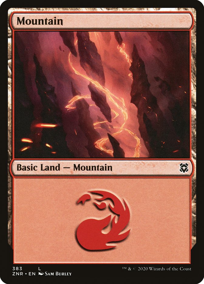 Mountain (383) [Zendikar Rising] | Empire Gaming NC