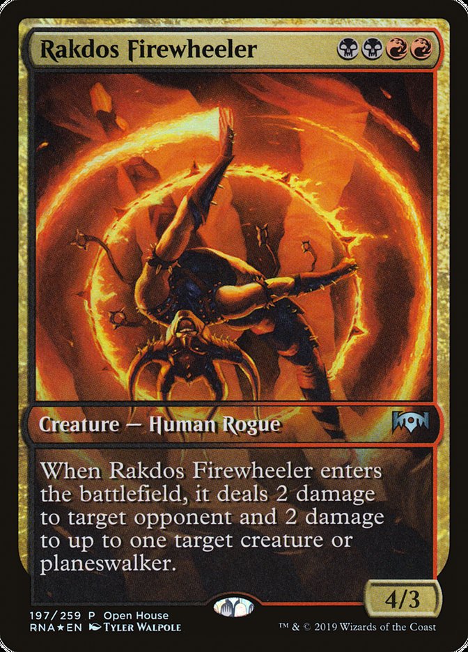 Rakdos Firewheeler [Ravnica Allegiance Promos] | Empire Gaming NC