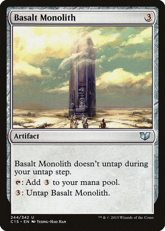 Basalt Monolith [Commander 2015] | Empire Gaming NC