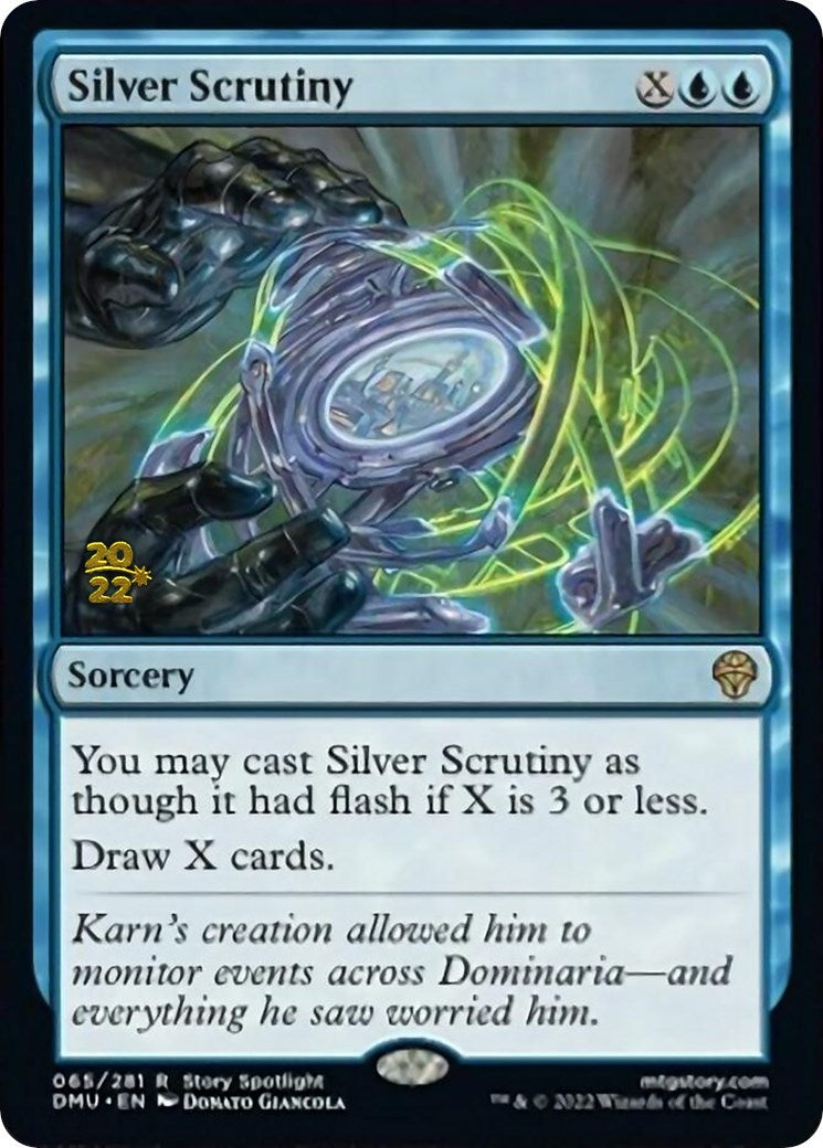 Silver Scrutiny [Dominaria United Prerelease Promos] | Empire Gaming NC