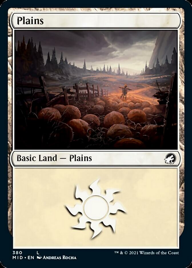 Plains (380) [Innistrad: Midnight Hunt] | Empire Gaming NC