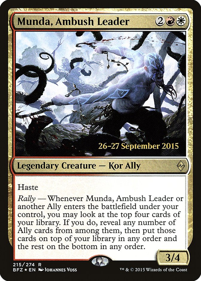 Munda, Ambush Leader [Battle for Zendikar Promos] | Empire Gaming NC