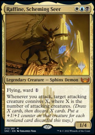 Raffine, Scheming Seer (Promo Pack) [Streets of New Capenna Promos] | Empire Gaming NC