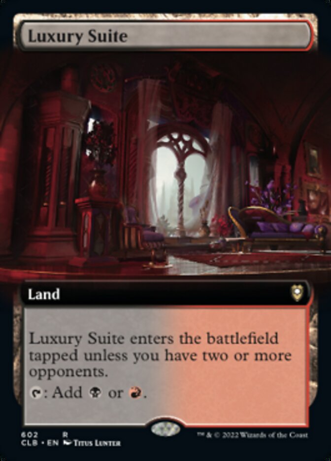 Luxury Suite (Extended Art) [Commander Legends: Battle for Baldur's Gate] | Empire Gaming NC
