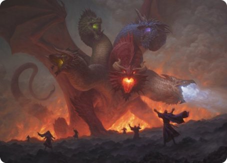 Tiamat Art Card [Dungeons & Dragons: Adventures in the Forgotten Realms Art Series] | Empire Gaming NC