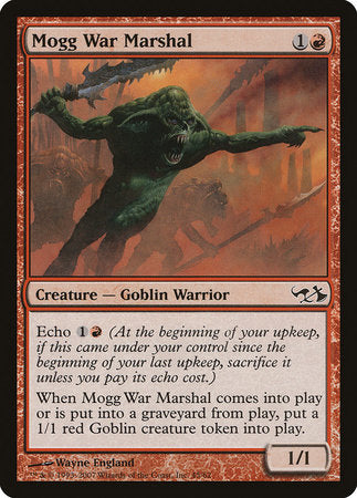 Mogg War Marshal [Duel Decks: Elves vs. Goblins] | Empire Gaming NC