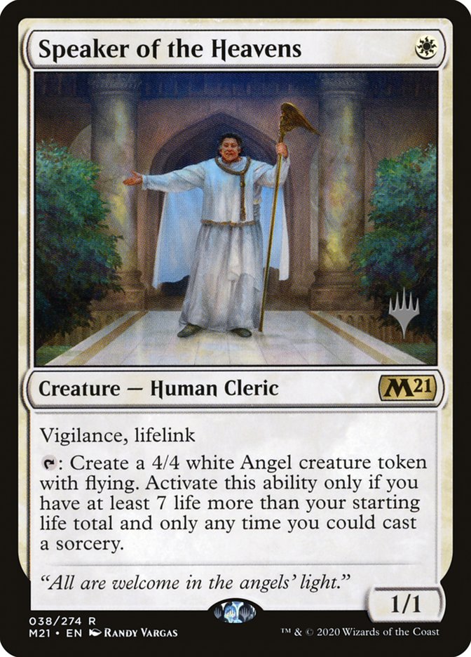 Speaker of the Heavens (Promo Pack) [Core Set 2021 Promos] | Empire Gaming NC