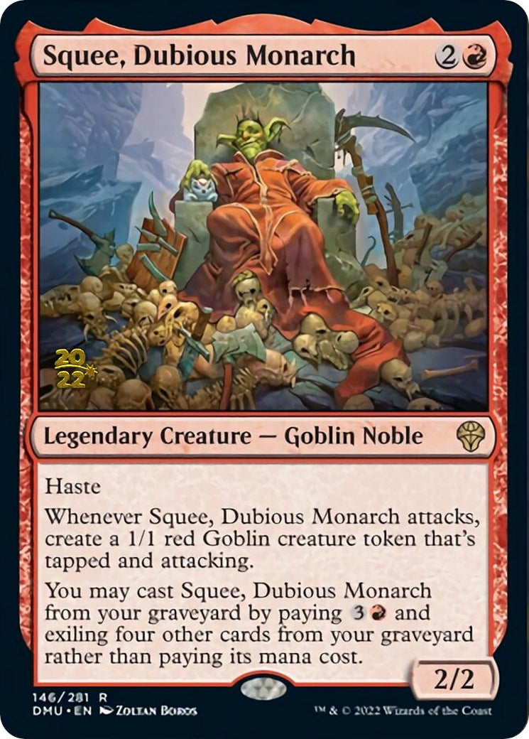 Squee, Dubious Monarch [Dominaria United Prerelease Promos] | Empire Gaming NC