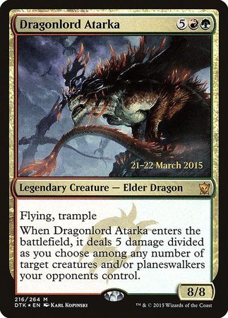 Dragonlord Atarka [Dragons of Tarkir Promos] | Empire Gaming NC