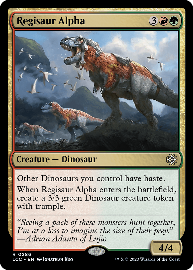 Regisaur Alpha [The Lost Caverns of Ixalan Commander] | Empire Gaming NC