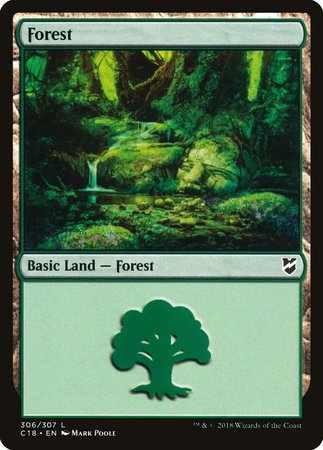 Forest (306) [Commander 2018] | Empire Gaming NC