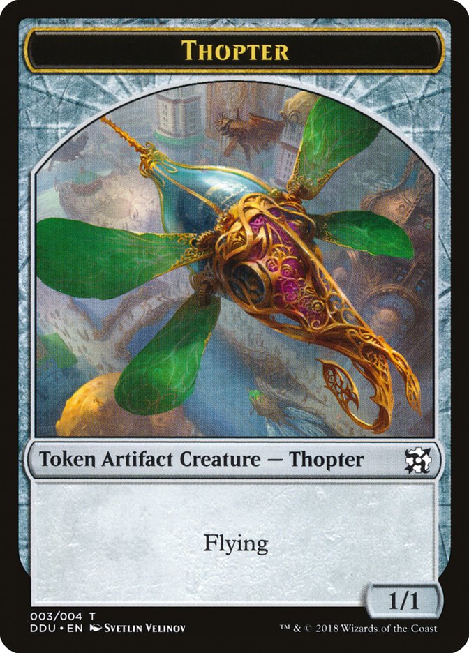 Thopter (003/004) [Duel Decks: Elves vs. Inventors Tokens] | Empire Gaming NC