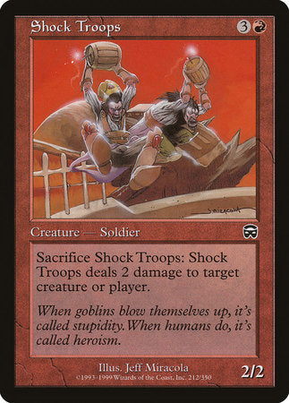Shock Troops [Mercadian Masques] | Empire Gaming NC