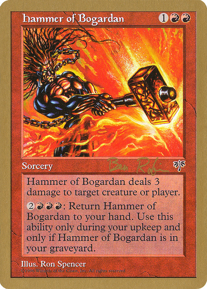 Hammer of Bogardan (Ben Rubin) [World Championship Decks 1998] | Empire Gaming NC