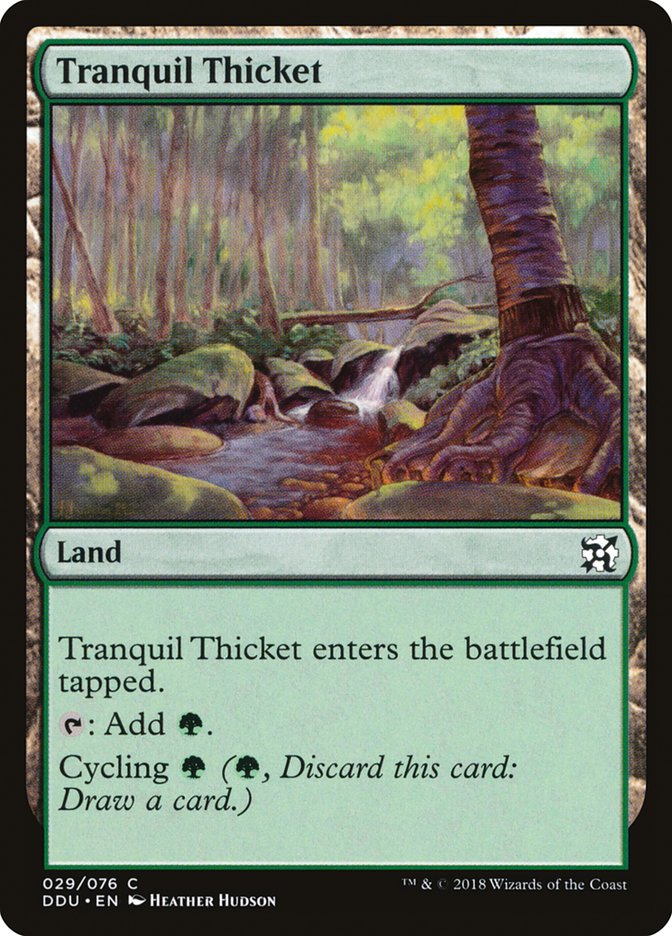 Tranquil Thicket [Duel Decks: Elves vs. Inventors] | Empire Gaming NC