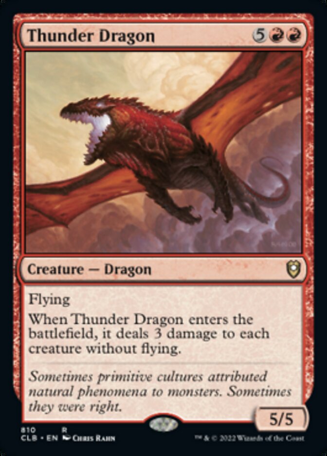 Thunder Dragon [Commander Legends: Battle for Baldur's Gate] | Empire Gaming NC