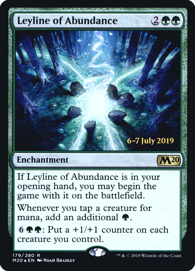 Leyline of Abundance  [Core Set 2020 Prerelease Promos] | Empire Gaming NC