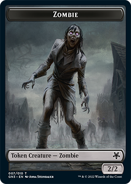 Zombie // Angel Double-Sided Token [Game Night: Free-for-All Tokens] | Empire Gaming NC