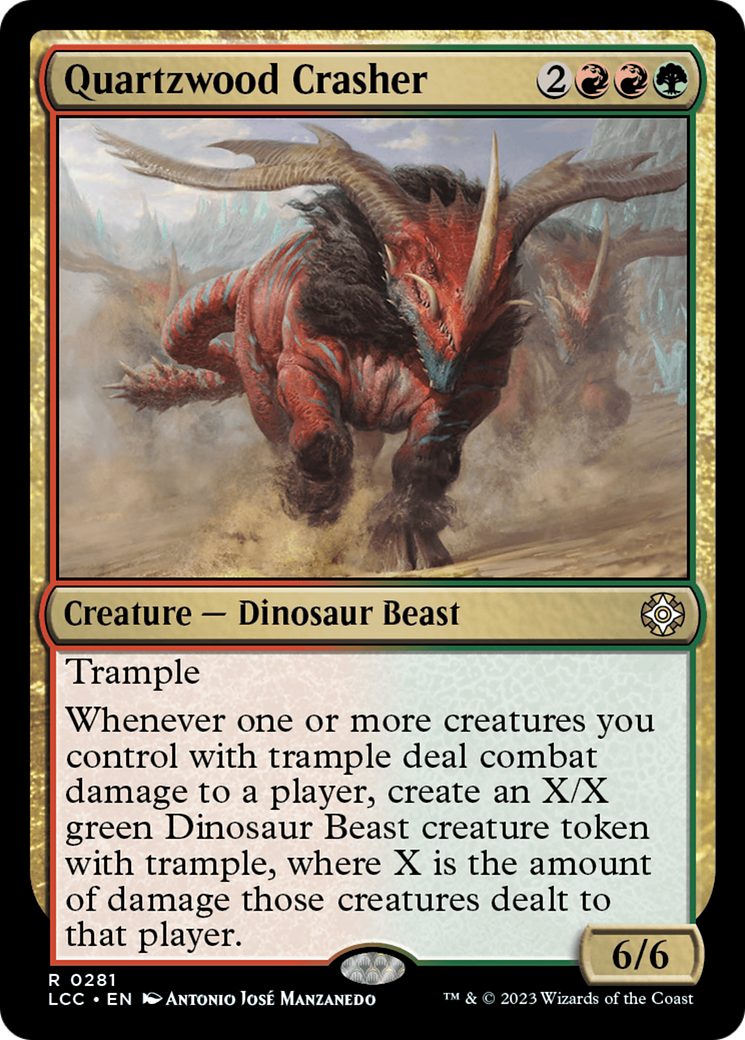 Quartzwood Crasher [The Lost Caverns of Ixalan Commander] | Empire Gaming NC