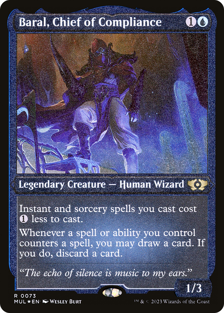 Baral, Chief of Compliance (Foil Etched) [Multiverse Legends] | Empire Gaming NC