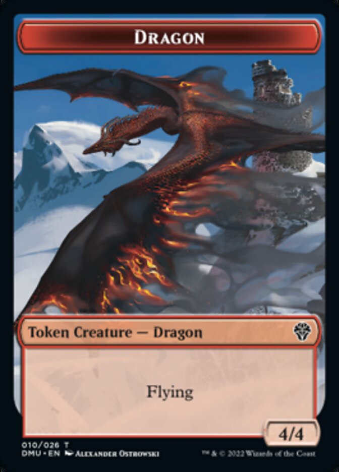 Dragon Token [Dominaria United Tokens] | Empire Gaming NC