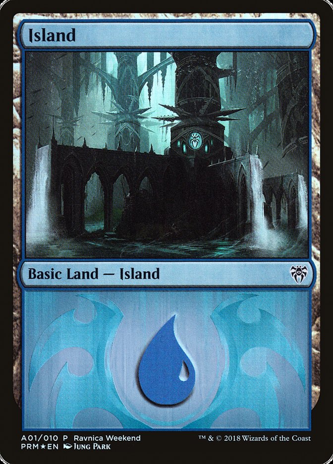 Island - Dimir (A01) [GRN Ravnica Weekend] | Empire Gaming NC