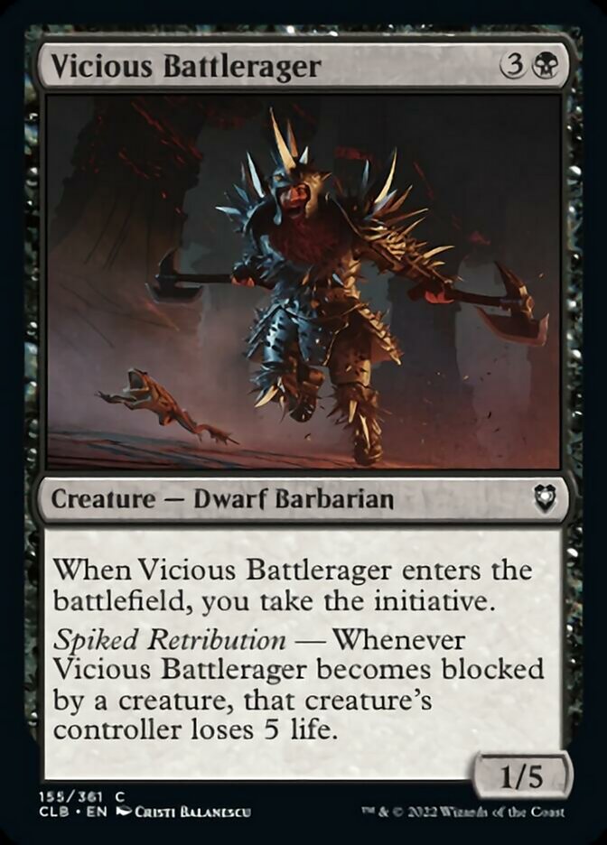 Vicious Battlerager [Commander Legends: Battle for Baldur's Gate] | Empire Gaming NC