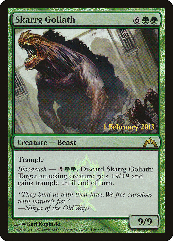 Skarrg Goliath (Launch) [Gatecrash Prerelease Promos] | Empire Gaming NC