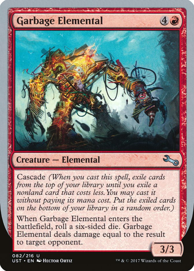 Garbage Elemental (3/3 Creature) [Unstable] | Empire Gaming NC