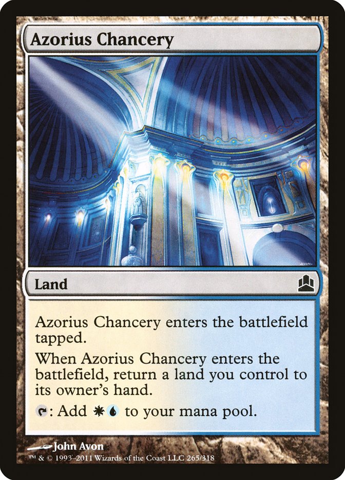 Azorius Chancery [Commander 2011] | Empire Gaming NC