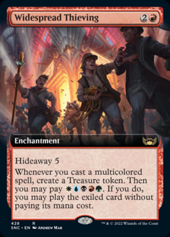 Widespread Thieving (Extended Art) [Streets of New Capenna] | Empire Gaming NC