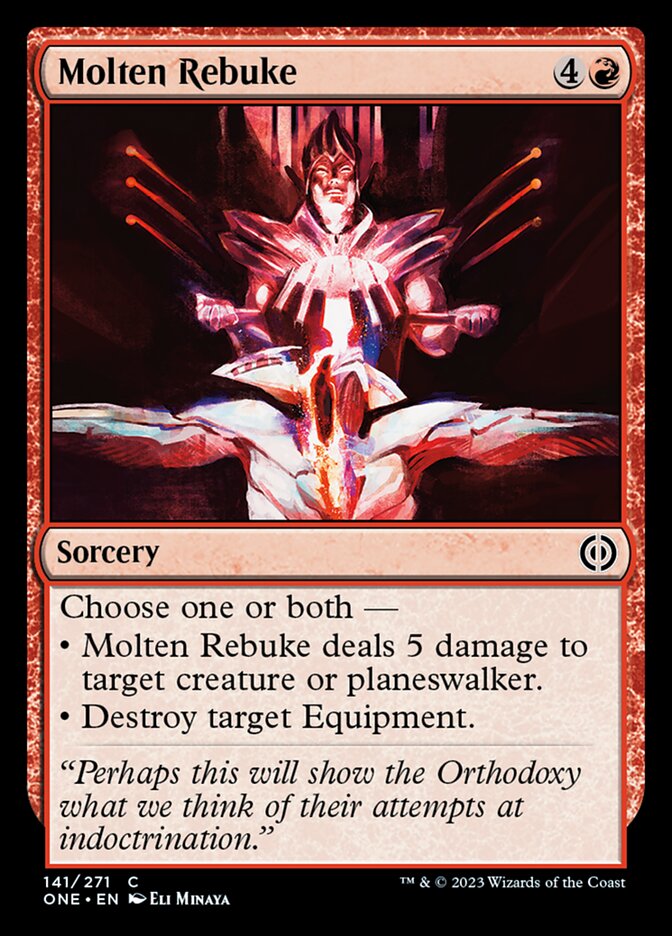 Molten Rebuke [Phyrexia: All Will Be One] | Empire Gaming NC