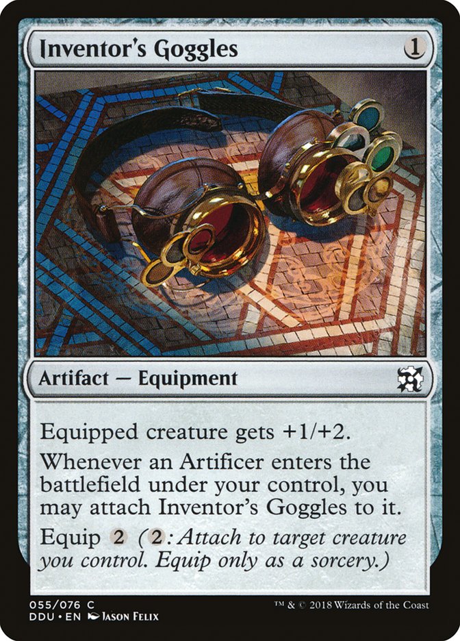 Inventor's Goggles [Duel Decks: Elves vs. Inventors] | Empire Gaming NC