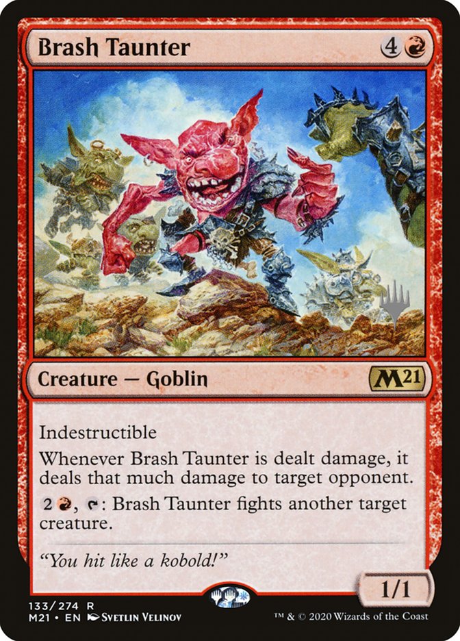 Brash Taunter (Promo Pack) [Core Set 2021 Promos] | Empire Gaming NC