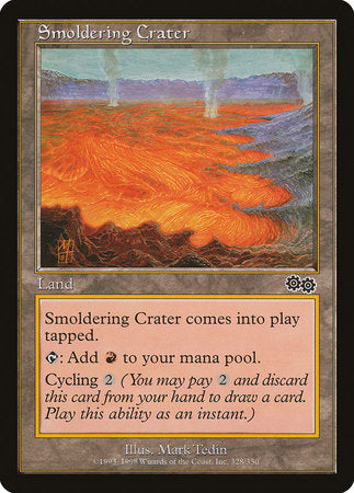 Smoldering Crater [Urza's Saga] | Empire Gaming NC