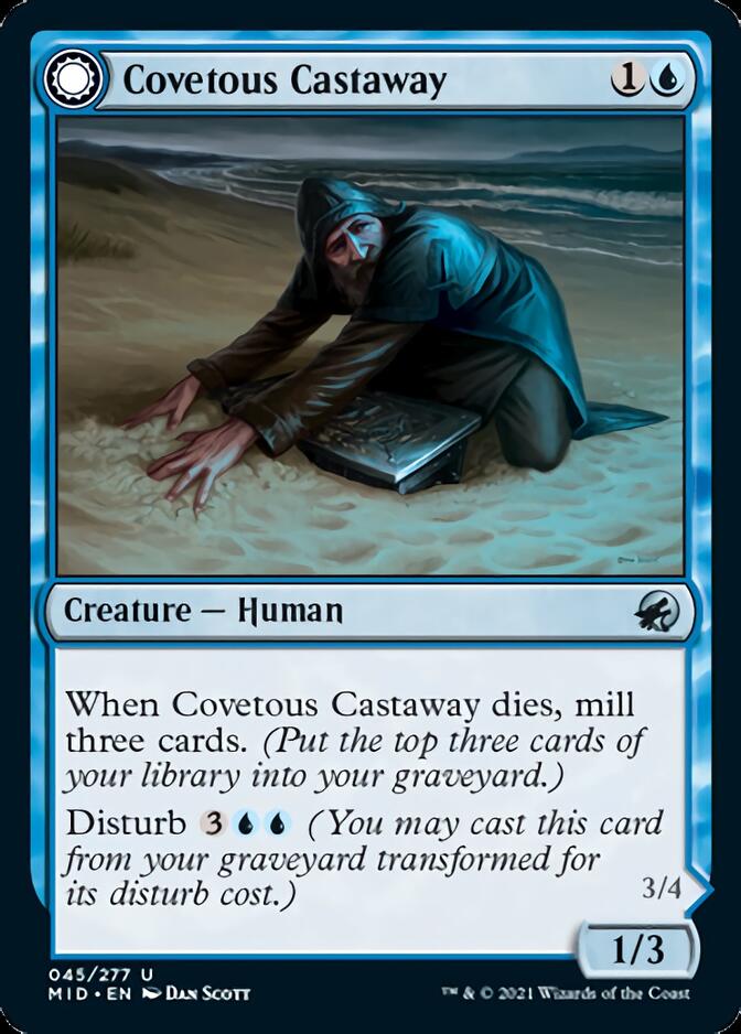 Covetous Castaway // Ghostly Castigator [Innistrad: Midnight Hunt] | Empire Gaming NC