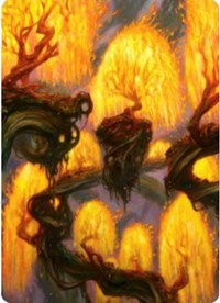 Grove of the Burnwillows Art Card [Zendikar Rising Art Series] | Empire Gaming NC