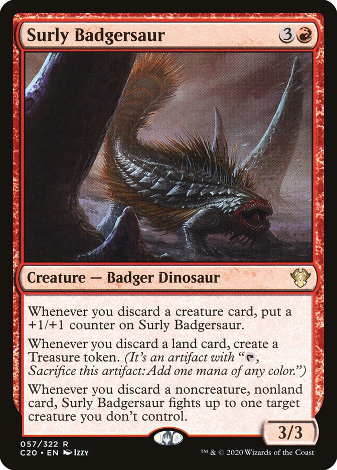 Surly Badgersaur [Commander 2020] | Empire Gaming NC