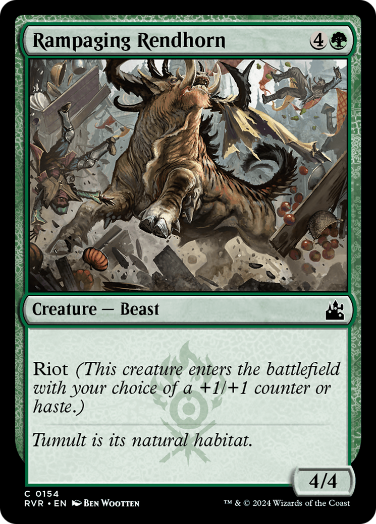 Rampaging Rendhorn [Ravnica Remastered] | Empire Gaming NC