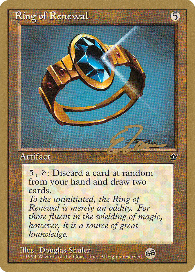 Ring of Renewal (Eric Tam) (SB) [Pro Tour Collector Set] | Empire Gaming NC