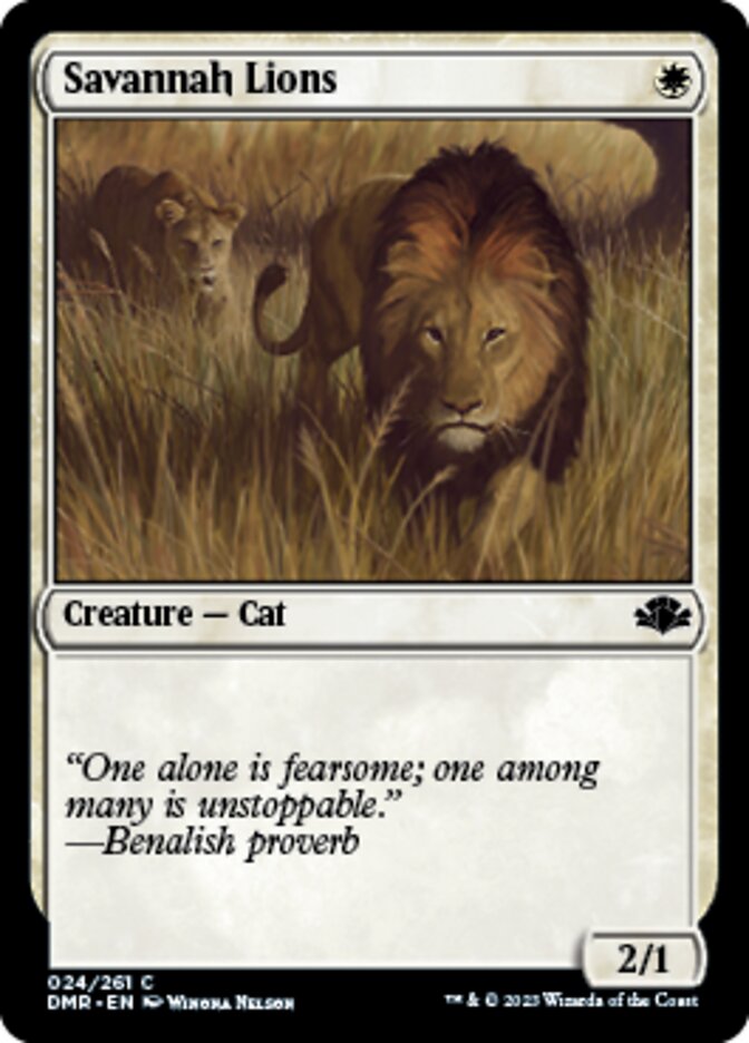 Savannah Lions [Dominaria Remastered] | Empire Gaming NC