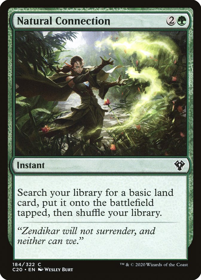 Natural Connection [Commander 2020] | Empire Gaming NC