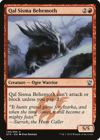 Qal Sisma Behemoth [Dragons of Tarkir] | Empire Gaming NC