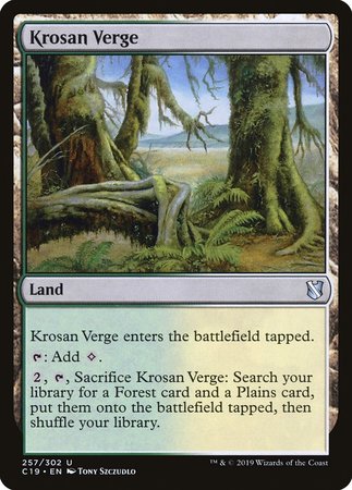 Krosan Verge [Commander 2019] | Empire Gaming NC