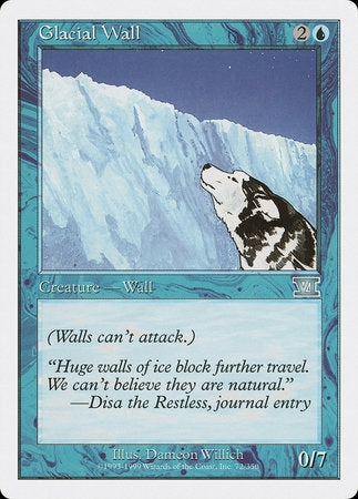 Glacial Wall [Classic Sixth Edition] | Empire Gaming NC